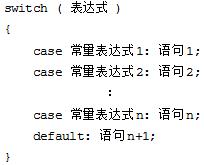 switch结构