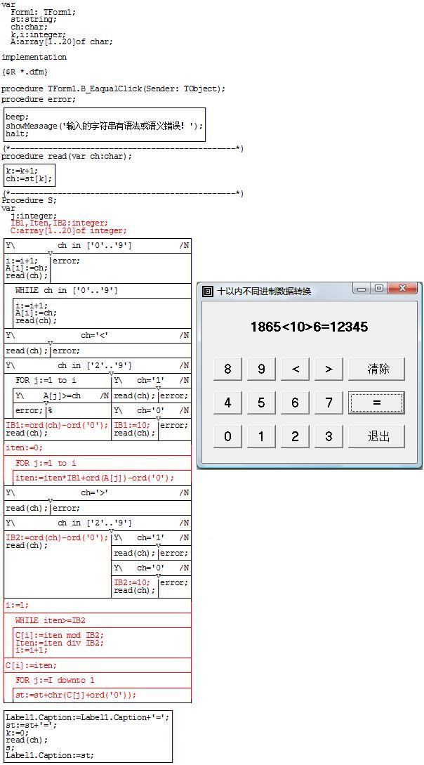测试不同进制数据转换